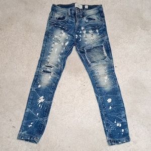 Boys size 8 distressed jeans, brand FWRD DENIM